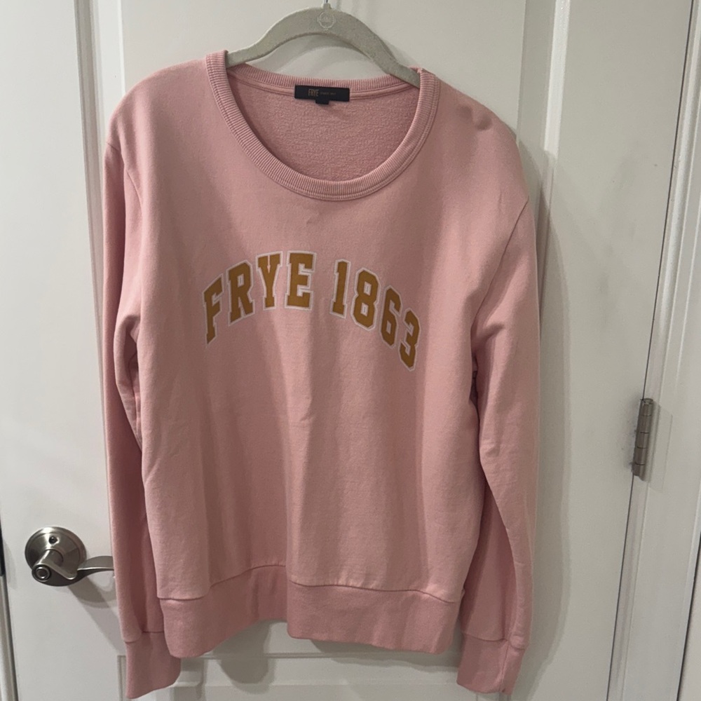 Frye Pink and Gold Sweatshirt